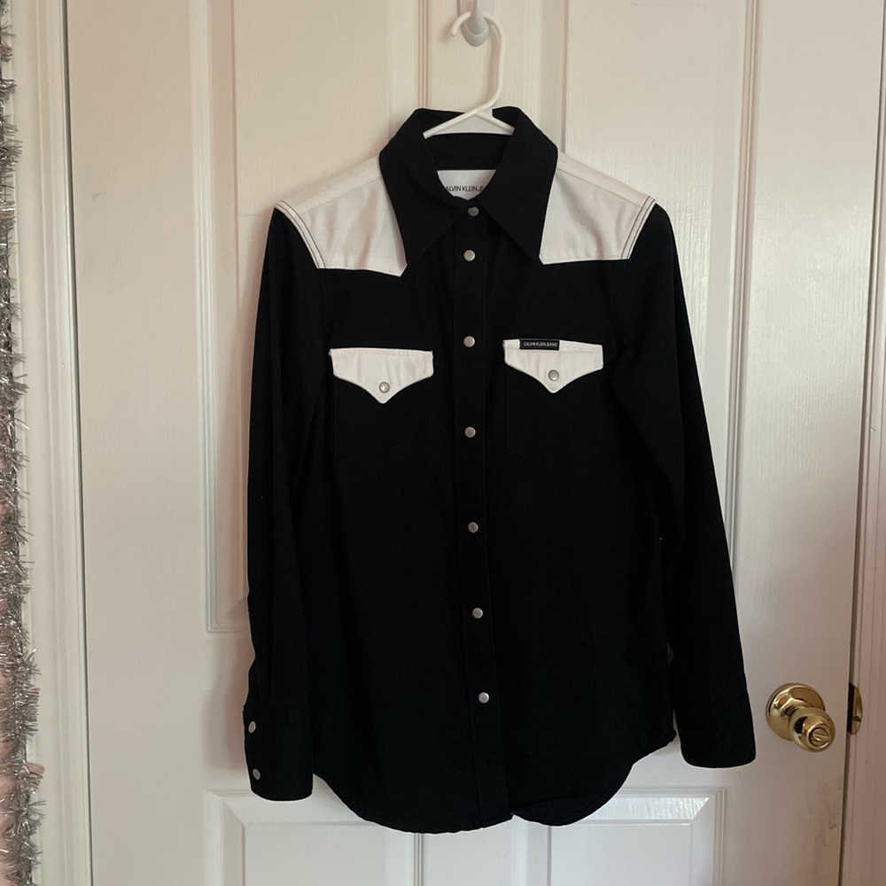 Calvin Klein Jeans Snap Button Shirt